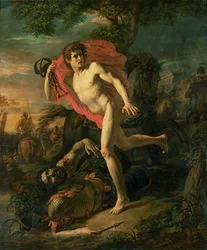 Ato de bravura dos jovens de Kiev durante o cerco de Kiev pelos pechenegues em 968, c. 1810